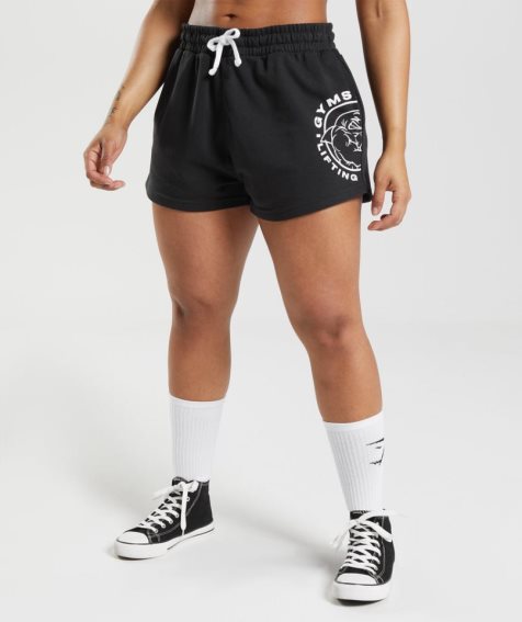 Women's Gymshark Legacy Shorts Black | CA 7D058N